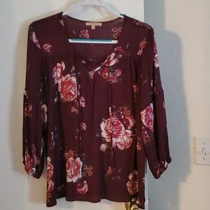 Gibson Latimer Sz M Floral top